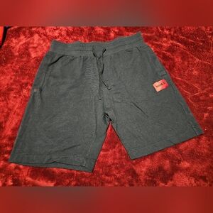 HUGO Men's Charcoal Athletic Shorts